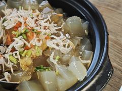 崂山海凉粉-崂山水果园农家宴(泉水鸡店)