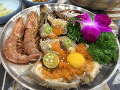 -明洞阿姨·韩式酱蟹烤肉·创意料理(三元桥店)