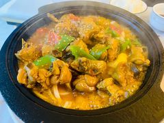 砂锅啤酒鸡-京秀缘蒸汽海鲜农家菜大馅蒸饺