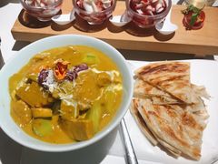 泰式咖喱配手抓饼-熹素·鲜美素食Vegetarian (天河领展店)