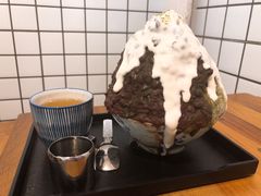 抹茶生乳かき氷-WONDER ICE 萬得冰田(建設路总店)