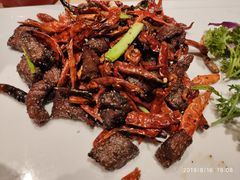 干椒雪花牛肉-7017浙菜•建德味(中财店)