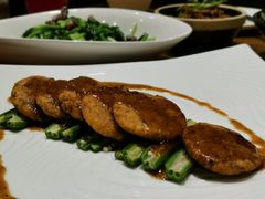 鹰嘴豆饼采秋葵-菩提树·素食餐厅(汇智国际商业中心店)
