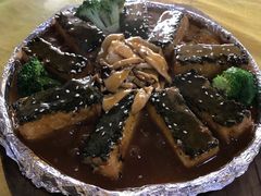 鮑汁翡翠豆腐-皮记海鲜1995(寮步店)
