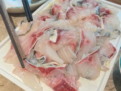 招牌鲜鱼片-淘米捞·米汤脆鲩鱼火锅(福田皇岗店)