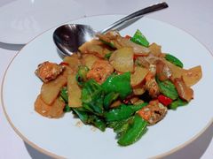 土豆辣子炒河蟹-津菜典藏河西店(水上店)