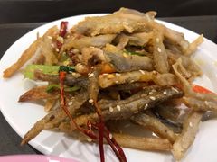 干煸藕丝-华中科技大学百景园(三楼酒店)
