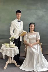 -时光纪亲子全家福照相馆(静安店母女写真父母纪念照)