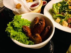 黑白芝麻鸡翅-Lets burger非常汉堡·环球风味(蓝色港湾店)