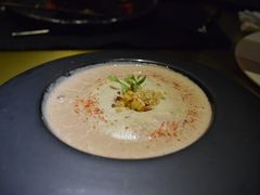 卡布奇诺蘑菇汤配牛肝菌-AZUL by FUEL蓝色·法式酒馆(琶醍店)