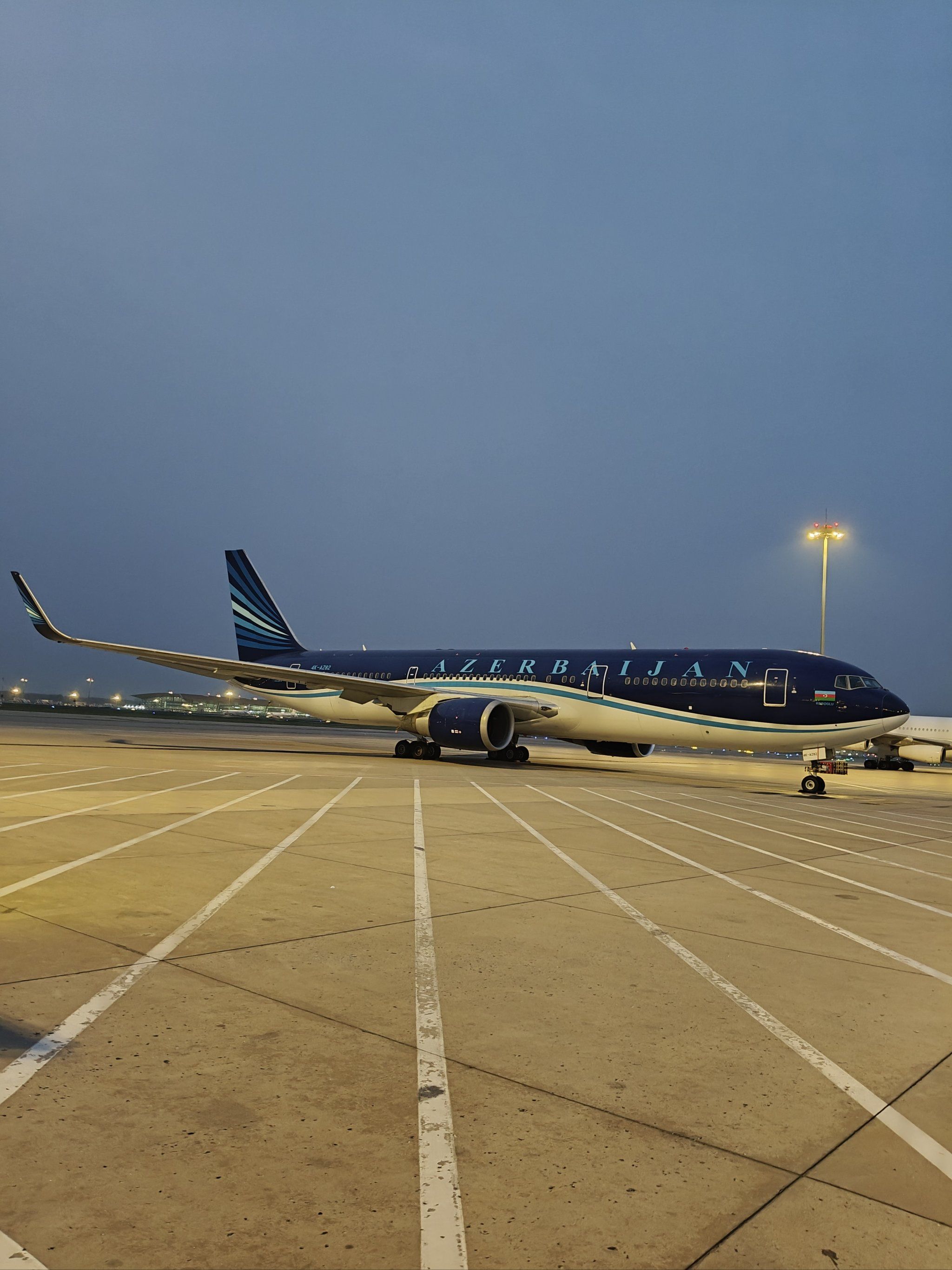 夜色下的首都国际机场