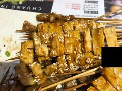 烤牛板筋-木屋烧烤(西南角店)