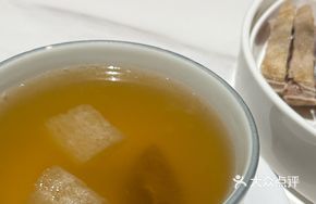 Bamboo Sponge and Matsutake Chicken Soup