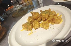 Mysterious Sauce Okra Shrimp Balls