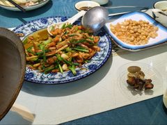 韭菜炒河虾-生态苑农庄(十里画廊遇龙河店)