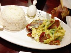 叉烧滑蛋饭-粤色·老广州茶餐厅(河南商会大厦店)