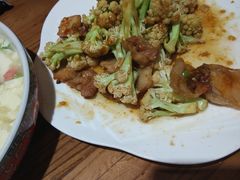 -东来菜馆•手抓海鲜家常菜•海鲜锅贴(鸽子窝店)