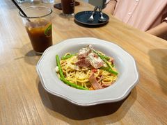 芦笋西班牙火腿培根意面-艾蜜西餐厅(梅园店)