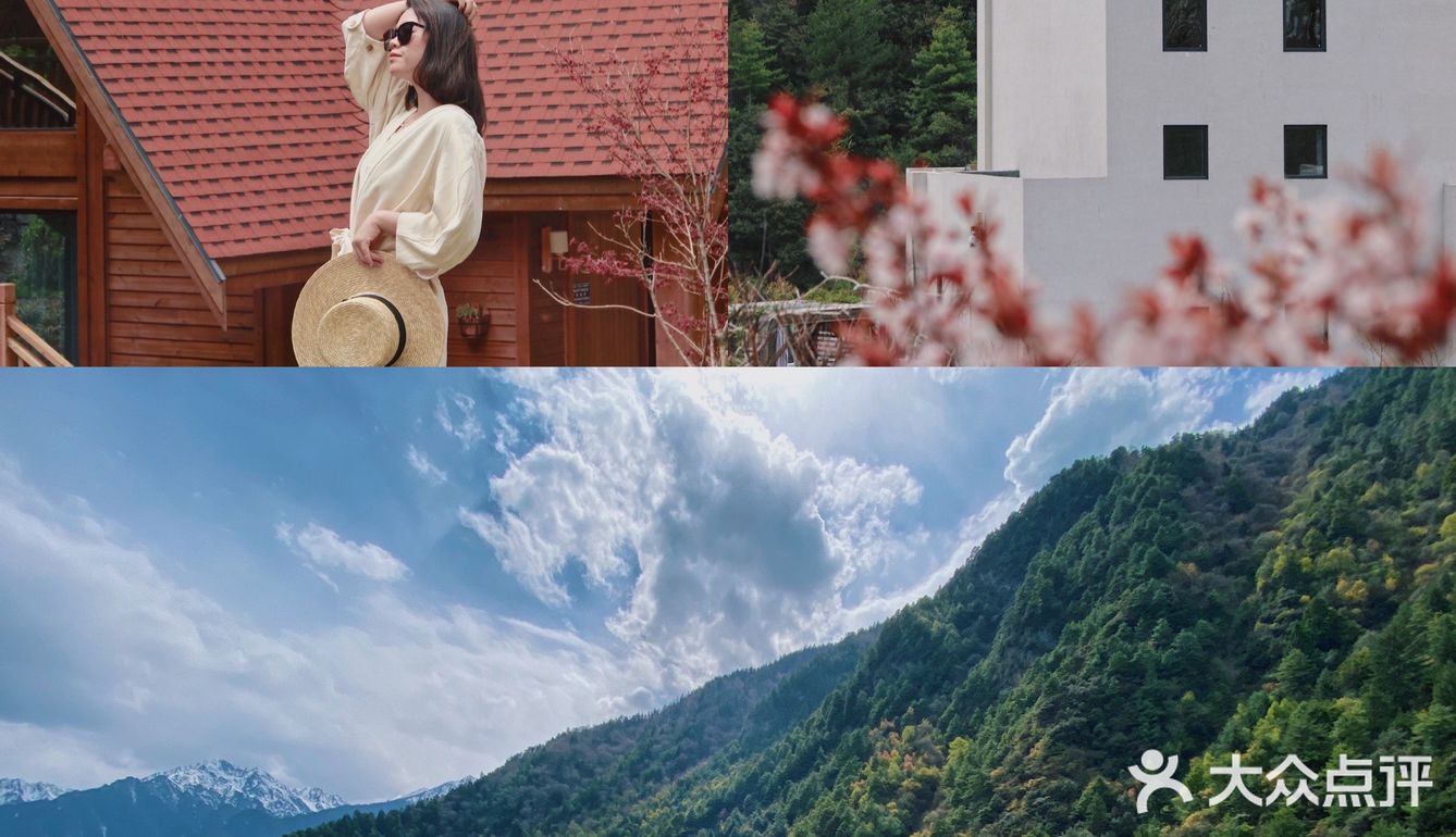 成都周边旅游攻略|2.5h车程去蓝天雪山下泡无边温泉♨️~
