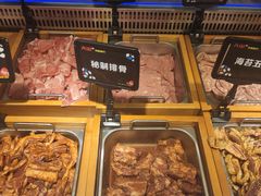 自助取餐区-大山炭火烤肉自助(百盛步行街广场店)