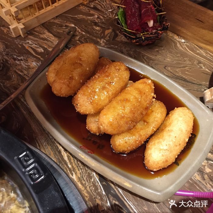醉码头火锅(八卦岭店)-红糖糍耙-菜-红糖糍耙图片
