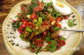 Stir-fried Liver with Rice