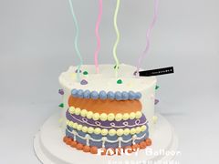 -卡比儿童蛋糕·心意定制·低脂零卡糖动物奶油FancyBALLOON(滨海店)