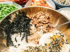 全州海苔牛肉拌饭-明洞阿姨·韩式酱蟹烤肉·创意料理(三元桥店)