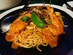 鲜虾浓汁天使面-The Rug Cafe(王府中环店)