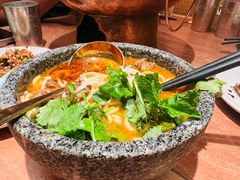 薄荷牛肉米线-浩海火燒雲傣家菜(芮欧百货店)