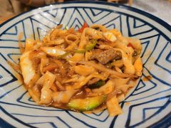 牛肉炒刀削面-隆门客栈·西北小吃手工面(丰盛町商业步行街店)