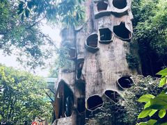 -天门沟九州驿站树上汤泉