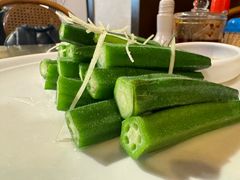 白灼秋葵-黄但记老店·陈村粉食府