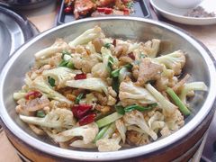 脆炒有机花菜-陈大锅·岳阳鱼馆·地道岳阳菜(美食街店)