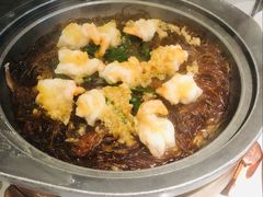 粉丝裹虾-绿茶餐厅(滨海万达广场店)