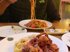 自制番茄肉酱意面-普兰达德国餐厅·德式脆皮烤猪肘·自酿啤酒(观唐店)