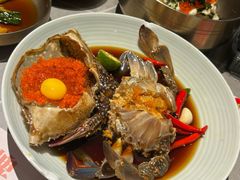 -草家酱蟹炭火烤肉店(珲春南路一店)