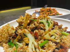 家常炒花菜-炊烟小炒黄牛肉(浦东世纪汇店)
