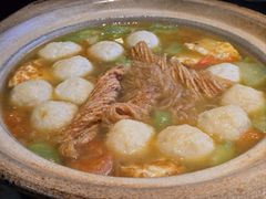 丝瓜鱼丸炖馓子-永安鱼庄·镇江菜(东吴路店)