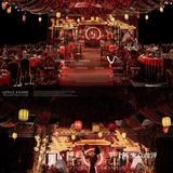 3.8w|大气磅礴的红金色传统中式婚礼，这就是国潮魅力