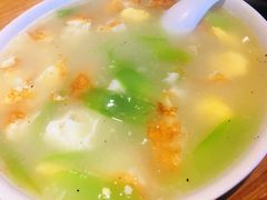 丝瓜烩荷包蛋-兔槽江湖菜·重庆璧山兔(水围店)
