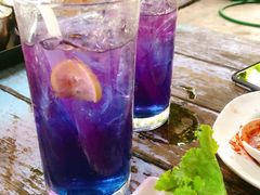 -蝶豆花蓝面条