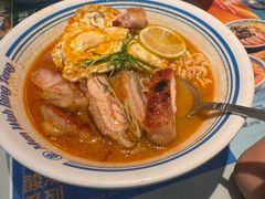 鸡扒煎蛋冬阴功汤公仔面-敏华冰厅(平安金融中心店)