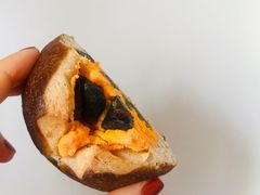 墨鱼肠芝士碱水-谷艺烘焙