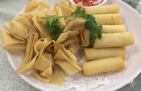 Fried Milk and Fried Wonton Platter