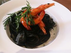墨鱼汁海鲜意面-UPPER KITCHEN(延安路店)