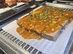 铁板包浆豆腐-绿茶餐厅(光谷世界城步行街店)