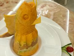潮州传统宴席中的食雕摆件-郑厨私房菜