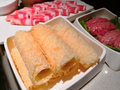 炸豆皮-海底捞火锅鲜切牛肉主题店(长寿路店)