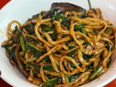 农家红炒长鱼炒面-三百碗宝应长鱼面(板仓街店)